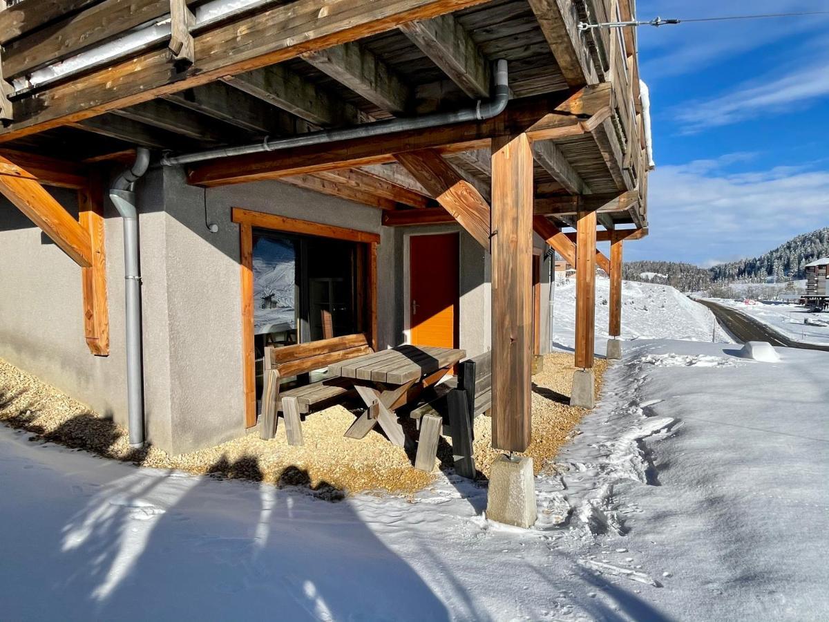 Gite Avec Terrasse Et Belle Vue - Chaletnelda Com Lamoura Eksteriør bilde