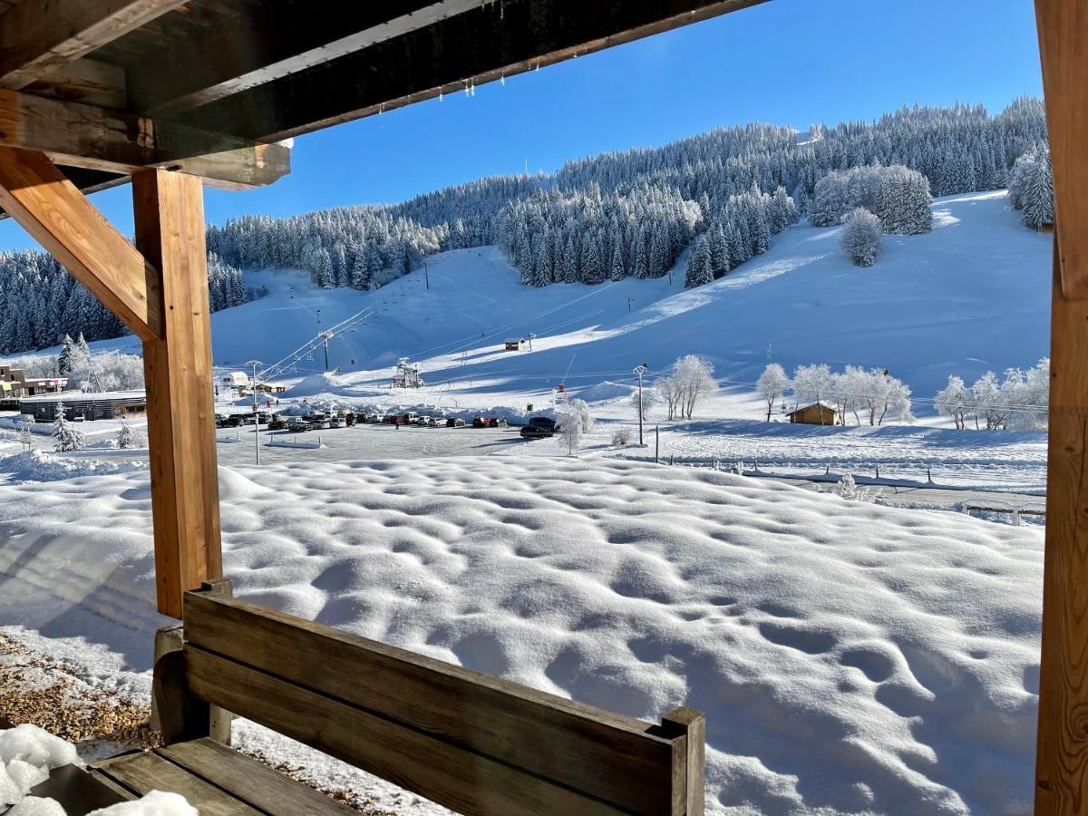 Gite Avec Terrasse Et Belle Vue - Chaletnelda Com Lamoura Eksteriør bilde