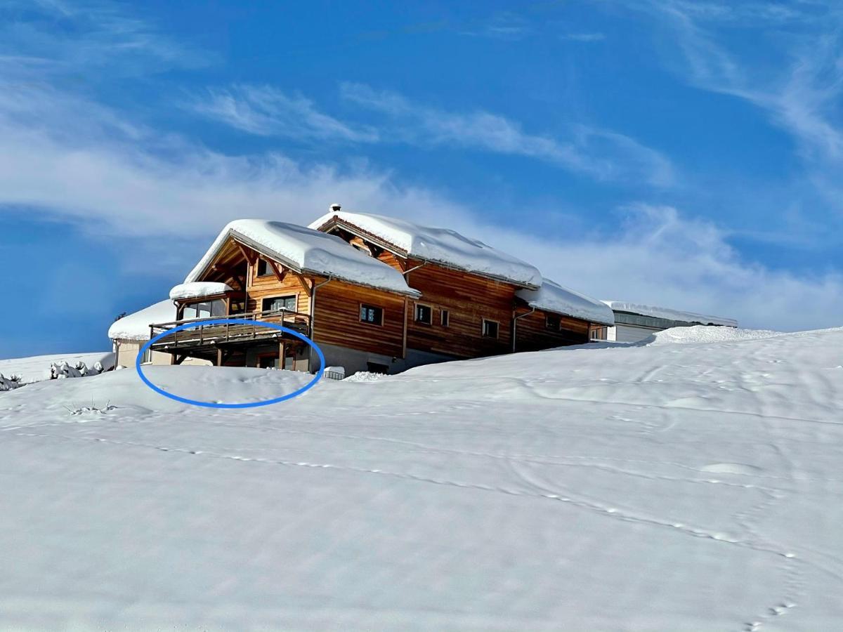 Gite Avec Terrasse Et Belle Vue - Chaletnelda Com Lamoura Eksteriør bilde