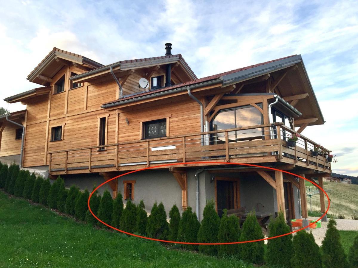 Gite Avec Terrasse Et Belle Vue - Chaletnelda Com Lamoura Eksteriør bilde
