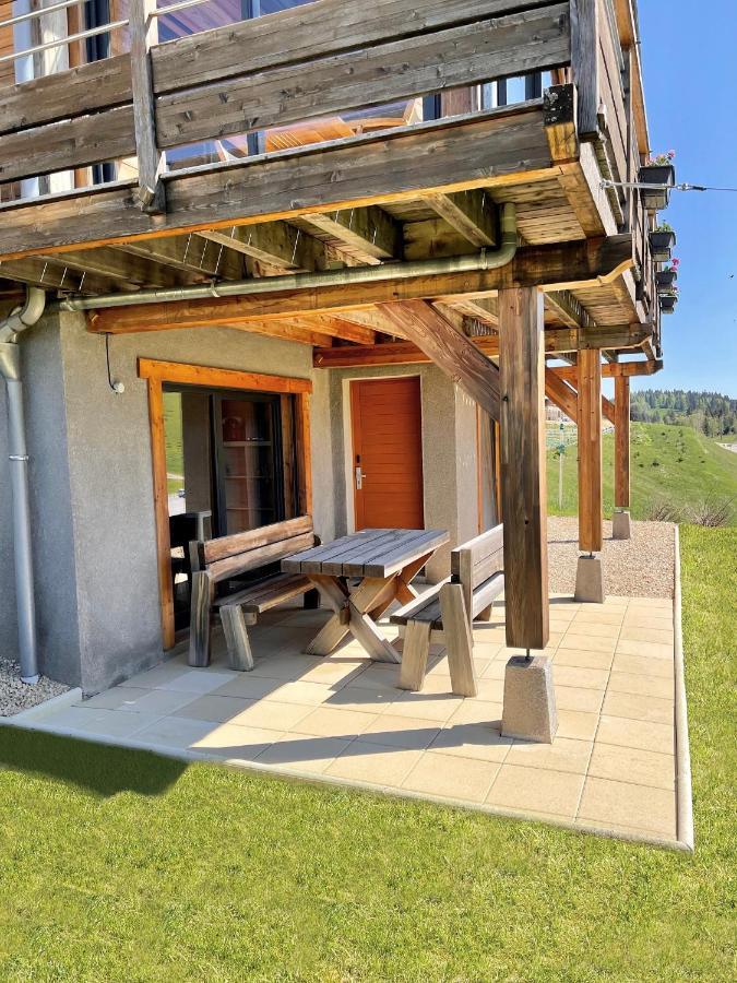Gite Avec Terrasse Et Belle Vue - Chaletnelda Com Lamoura Eksteriør bilde