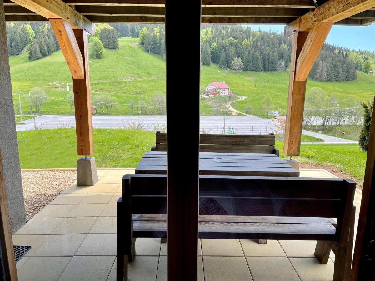 Gite Avec Terrasse Et Belle Vue - Chaletnelda Com Lamoura Eksteriør bilde