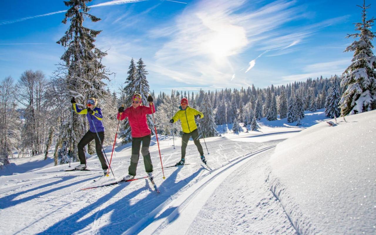 Gite Avec Terrasse Et Belle Vue - Chaletnelda Com Lamoura Eksteriør bilde