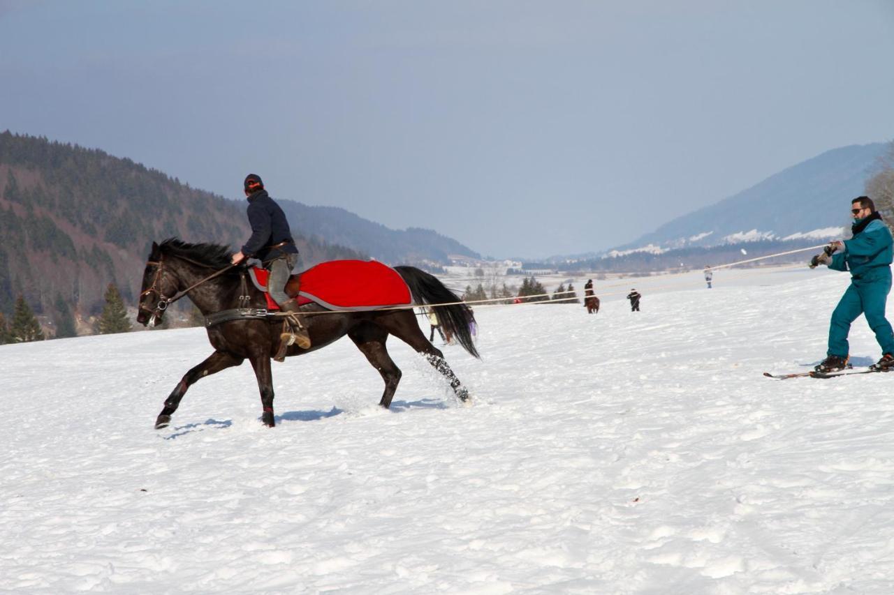 Gite Avec Terrasse Et Belle Vue - Chaletnelda Com Lamoura Eksteriør bilde