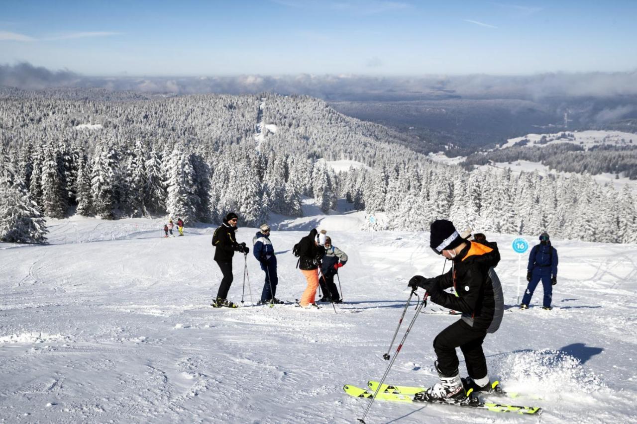Gite Avec Terrasse Et Belle Vue - Chaletnelda Com Lamoura Eksteriør bilde